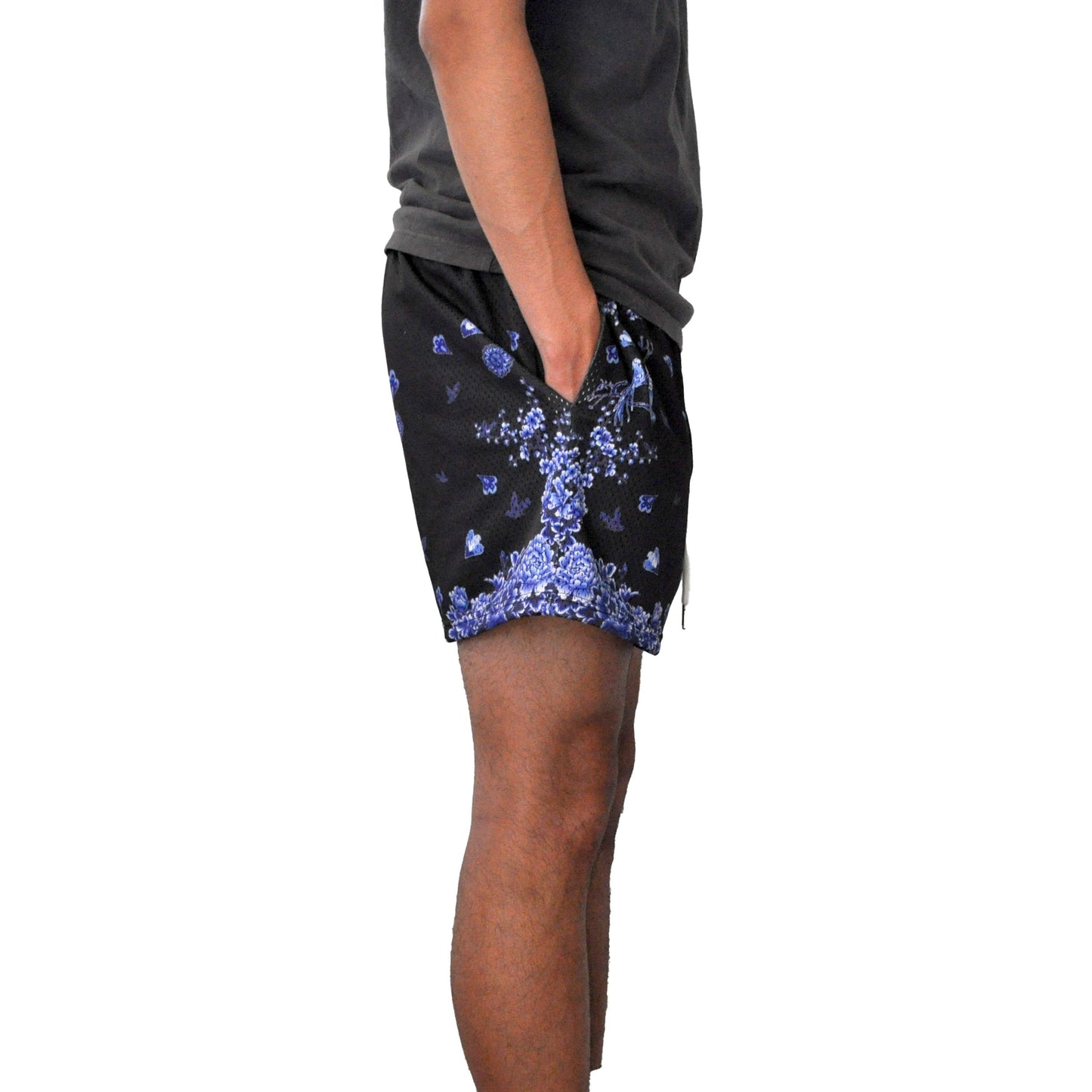 Black Porcelain Shorts