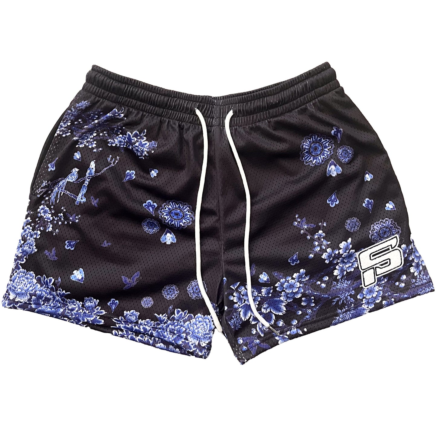 Black Porcelain Shorts