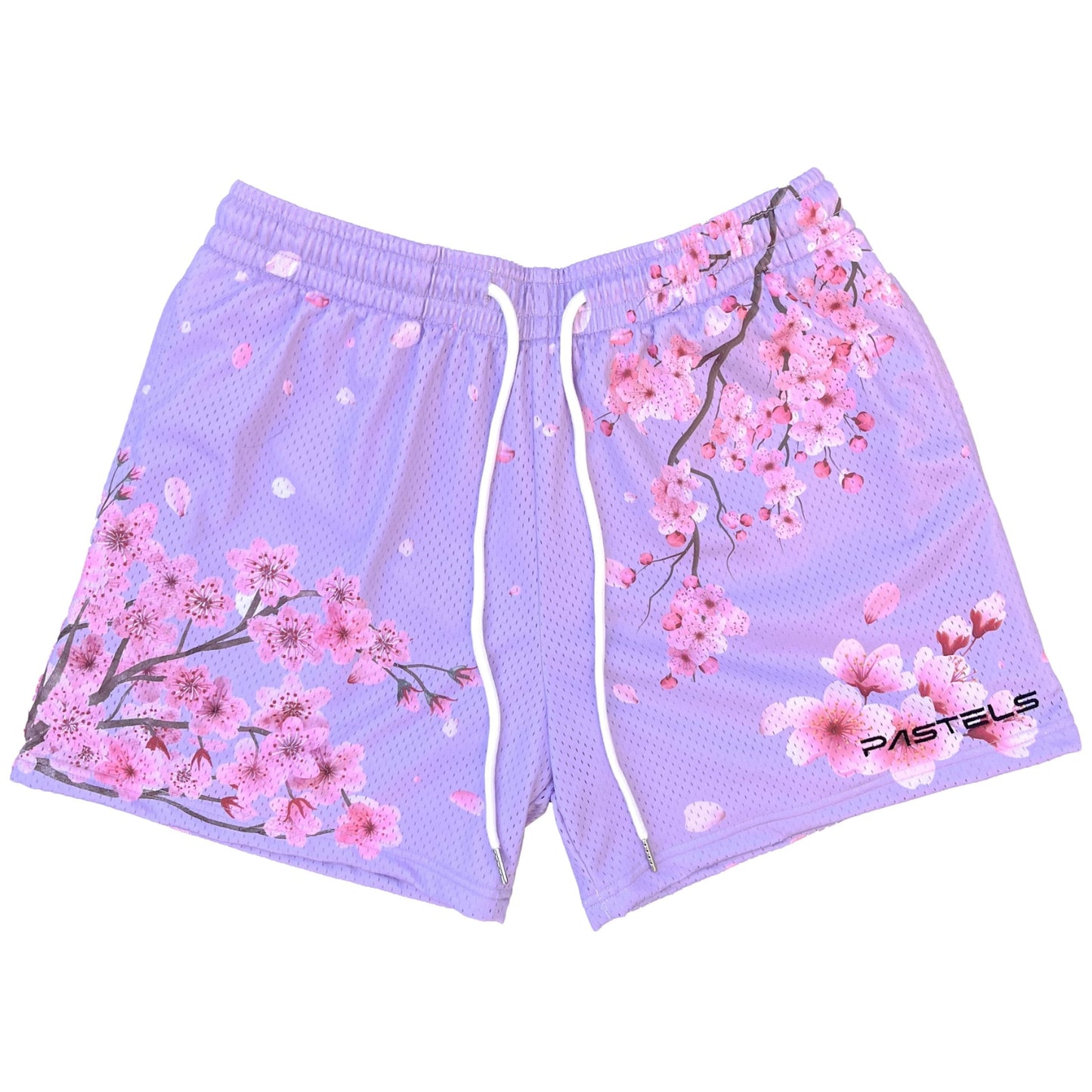 Lavender Cherry Blossom Shorts