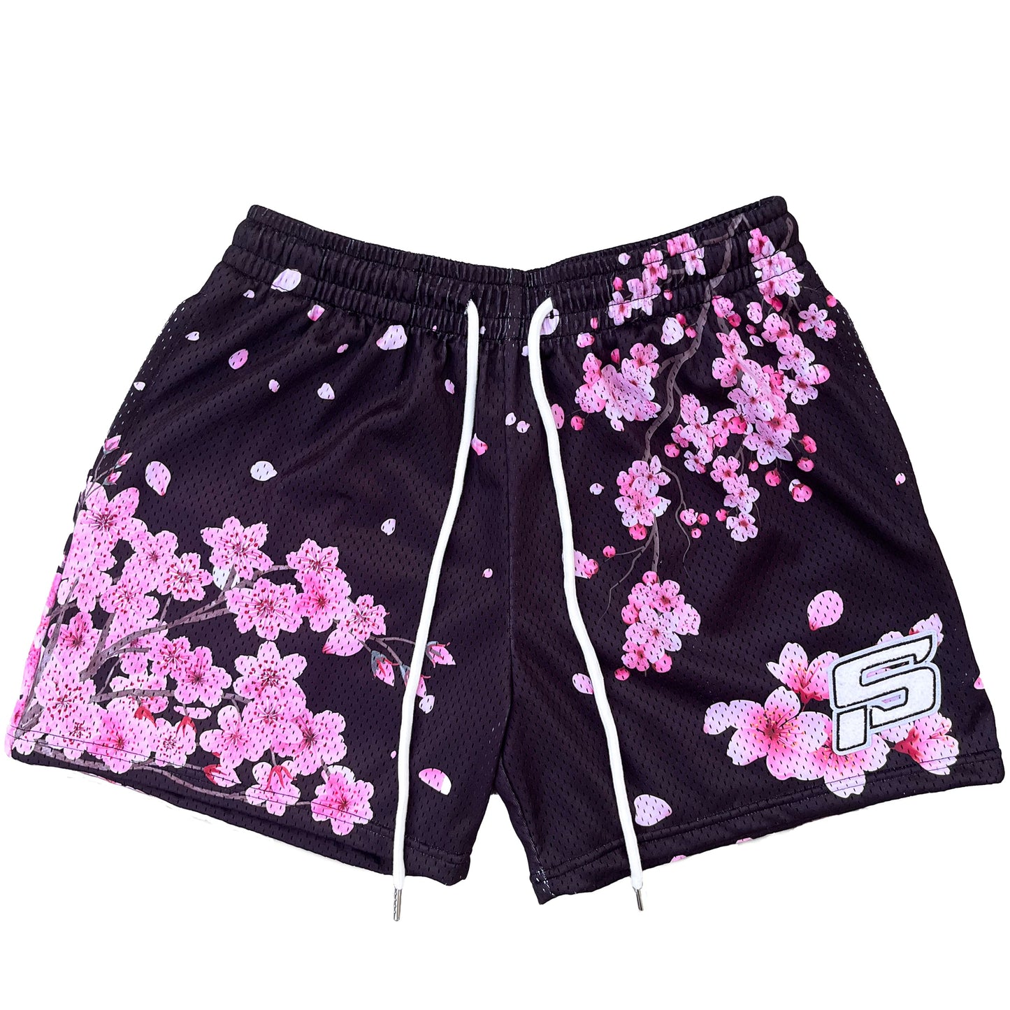 Black Cherry Blossom Shorts